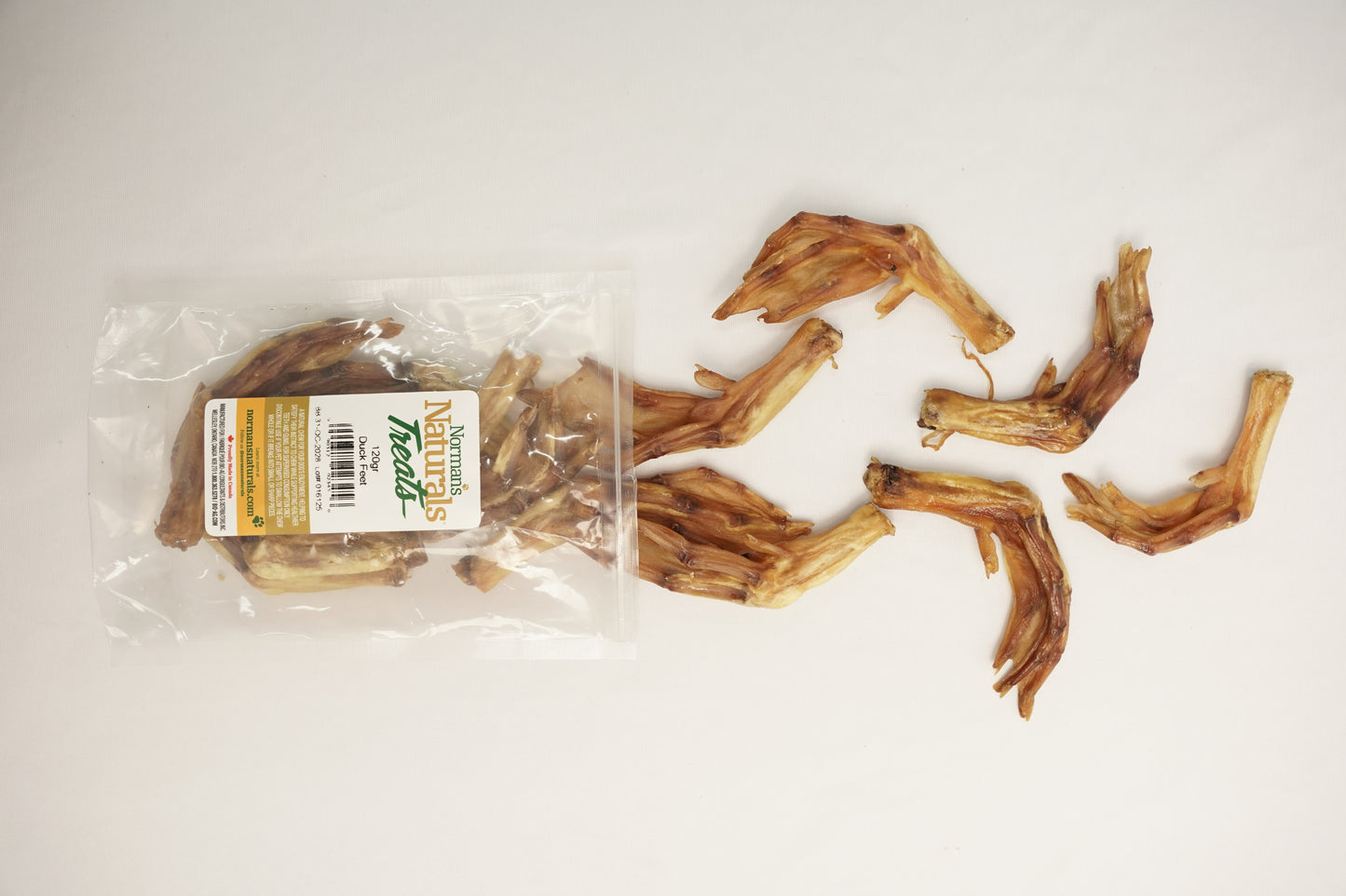 Norman's Naturals™ Treats Duck Feet 120gm (9ct)