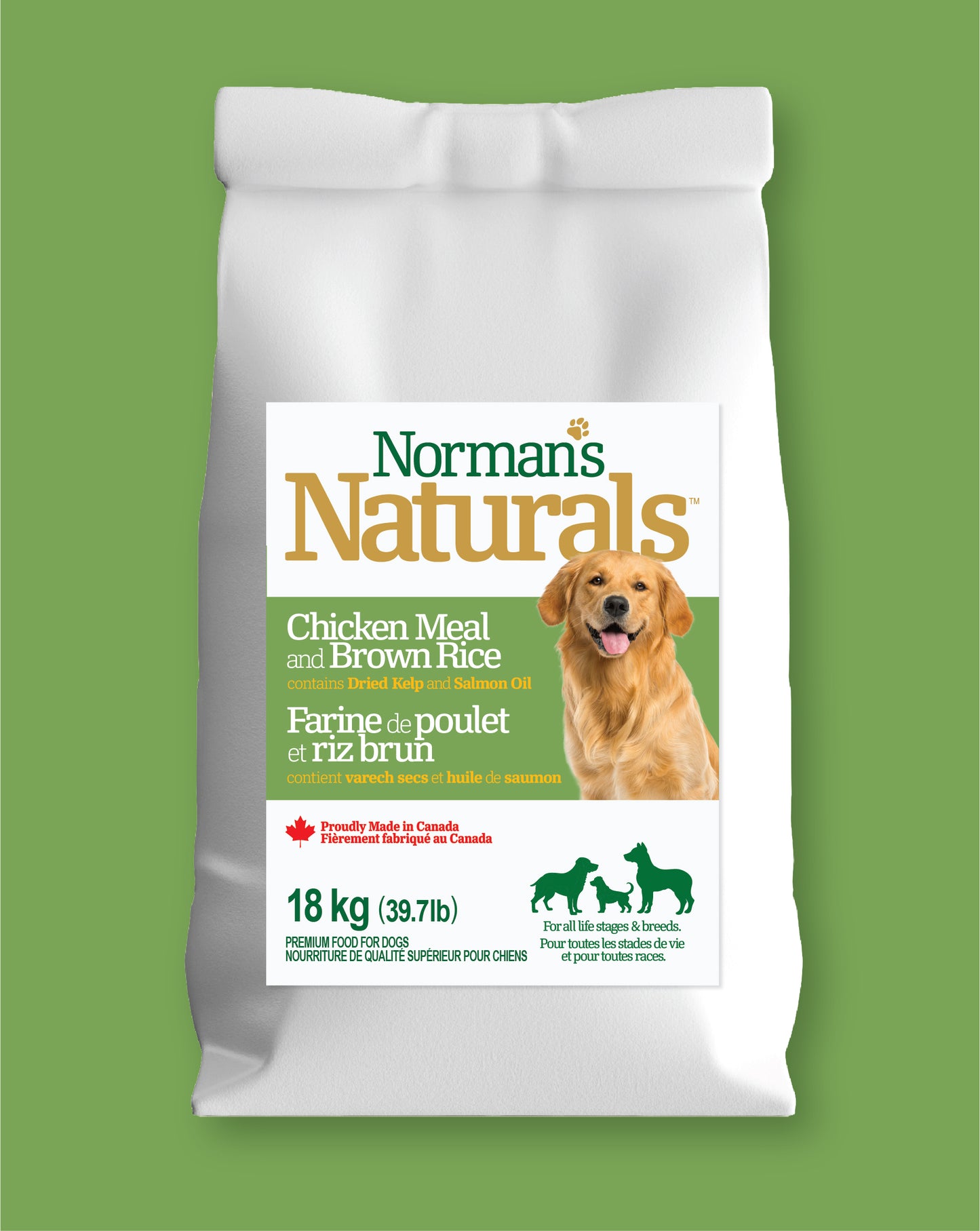 Norman's Naturals Dog Food, 18kg