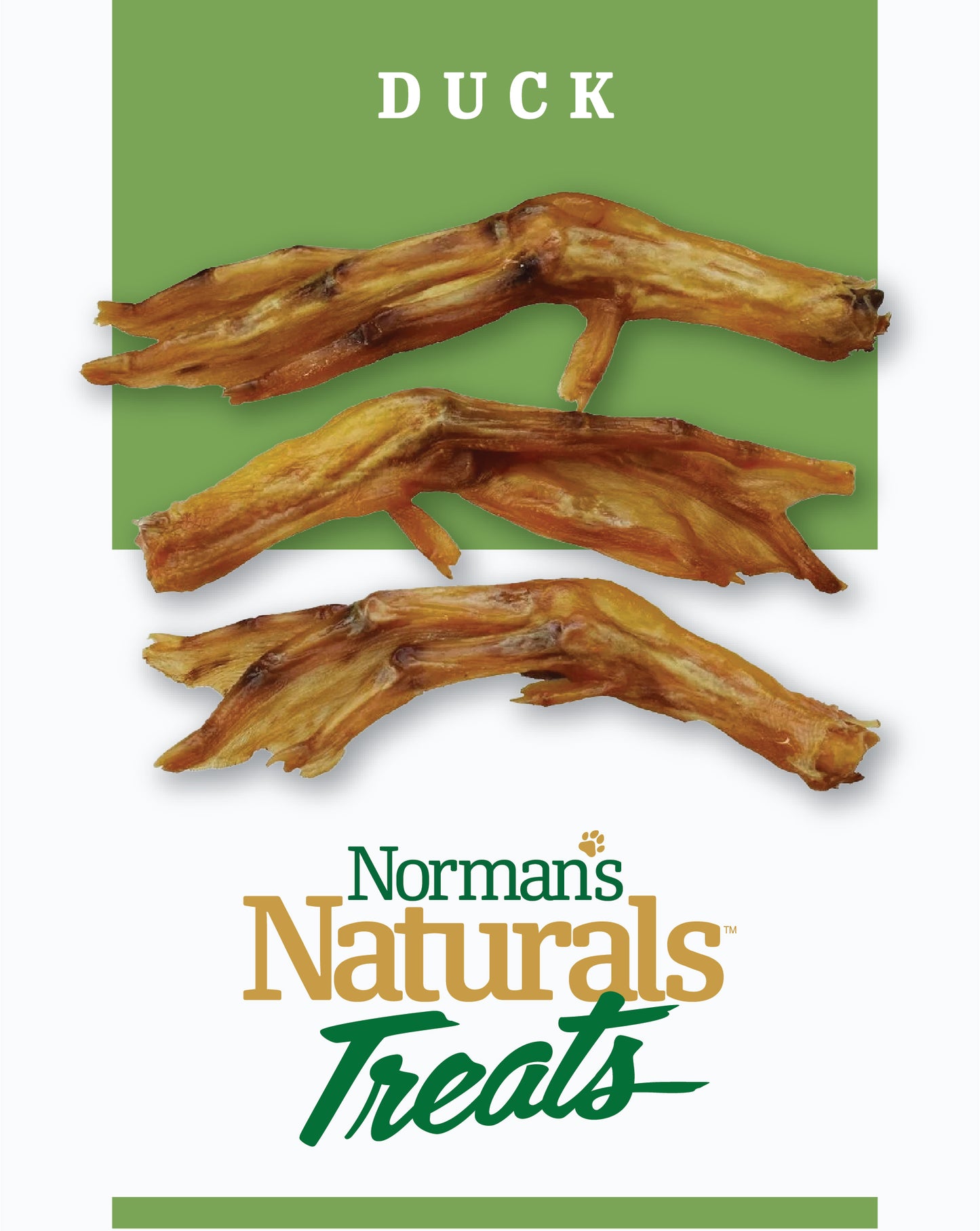 Norman's Naturals™ Treats Duck Feet 120gm (9ct)