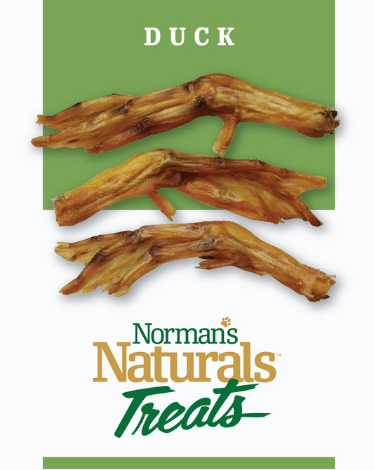 Norman's Naturals™ Treats Duck Feet 120gm (9ct)