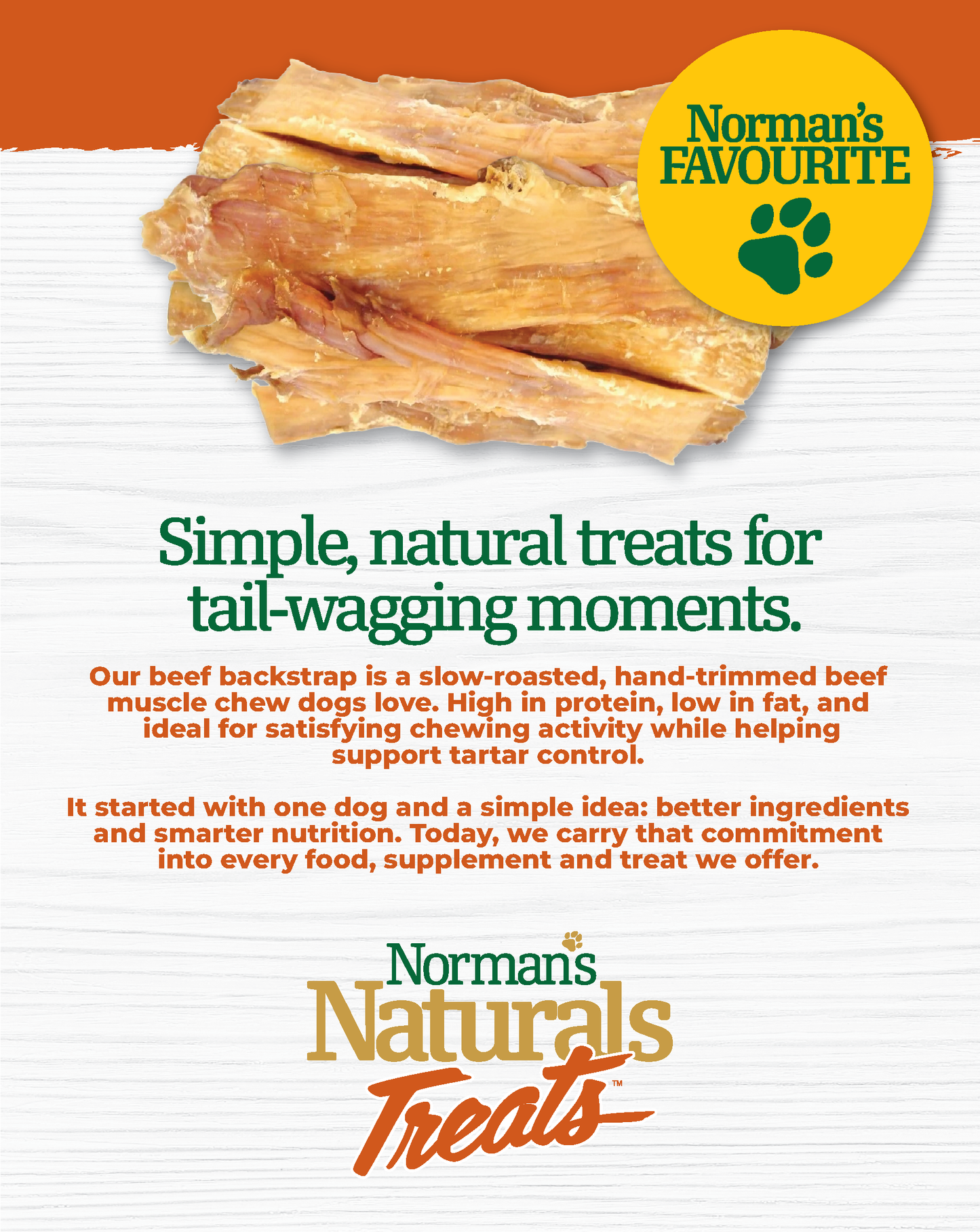 Norman's Naturals™ Treats Pork Roll - Large (1ct)