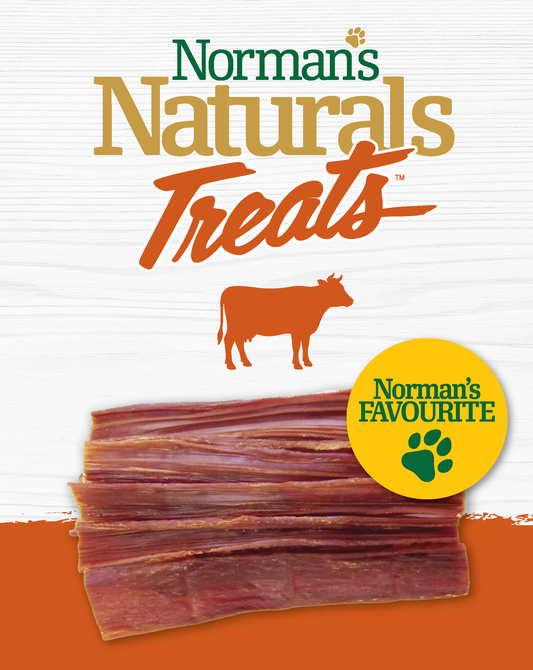 Norman's Naturals™ Treats Beef Jerky 8" 300/g