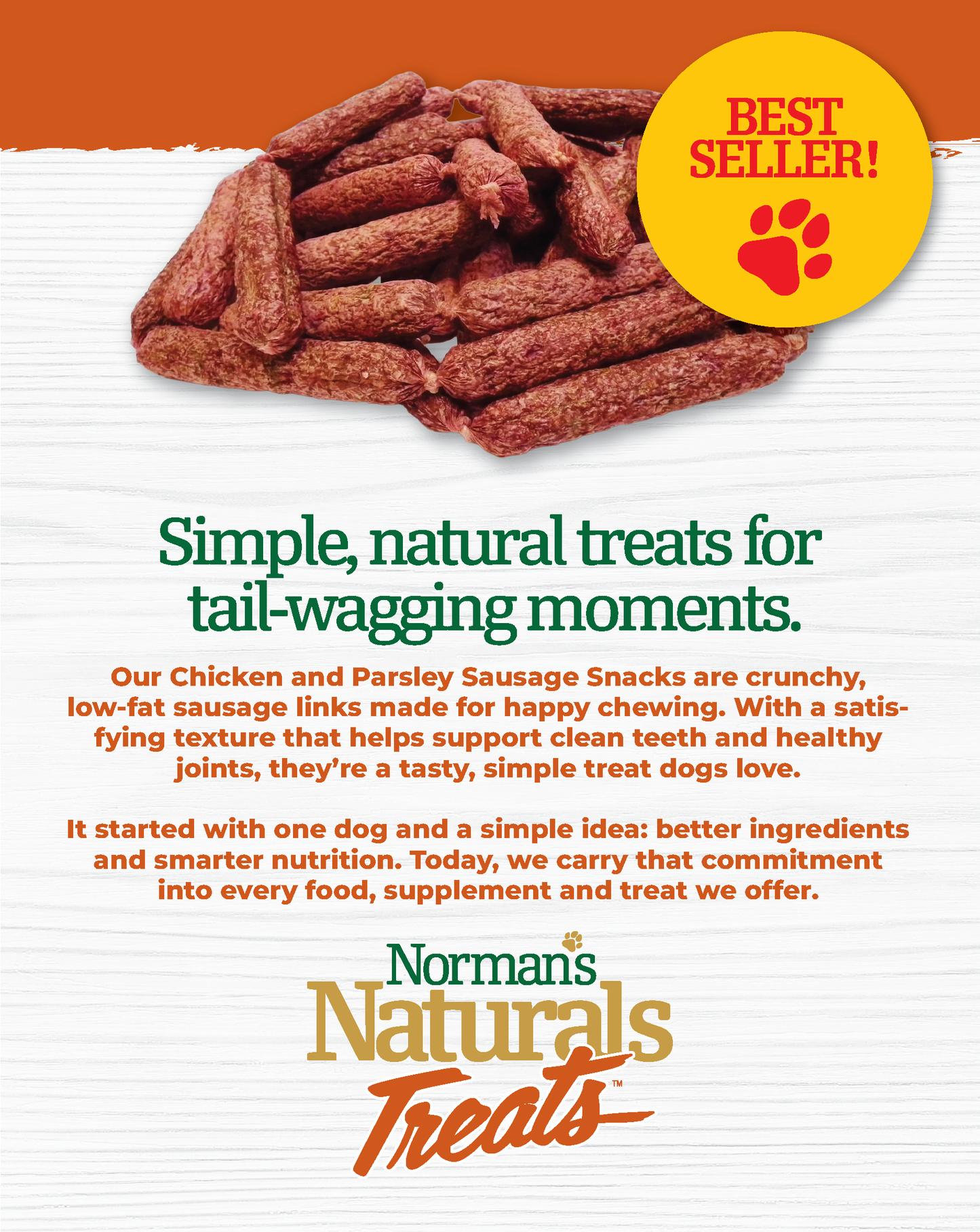 Norman's Naturals™ Treats Chicken Parsley 15ct