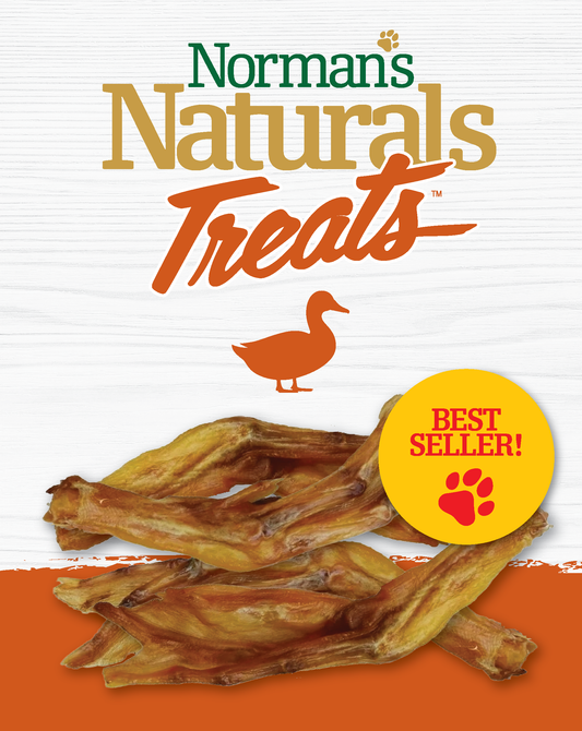Norman's Naturals™ Treats Duck Feet 120gm (9ct)