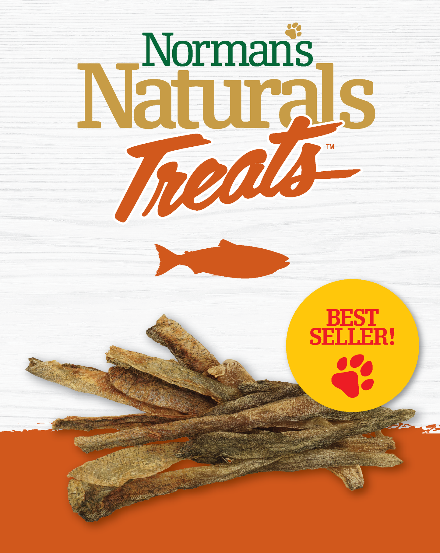 Norman's Naturals™ Treats Fish Skins 200gm