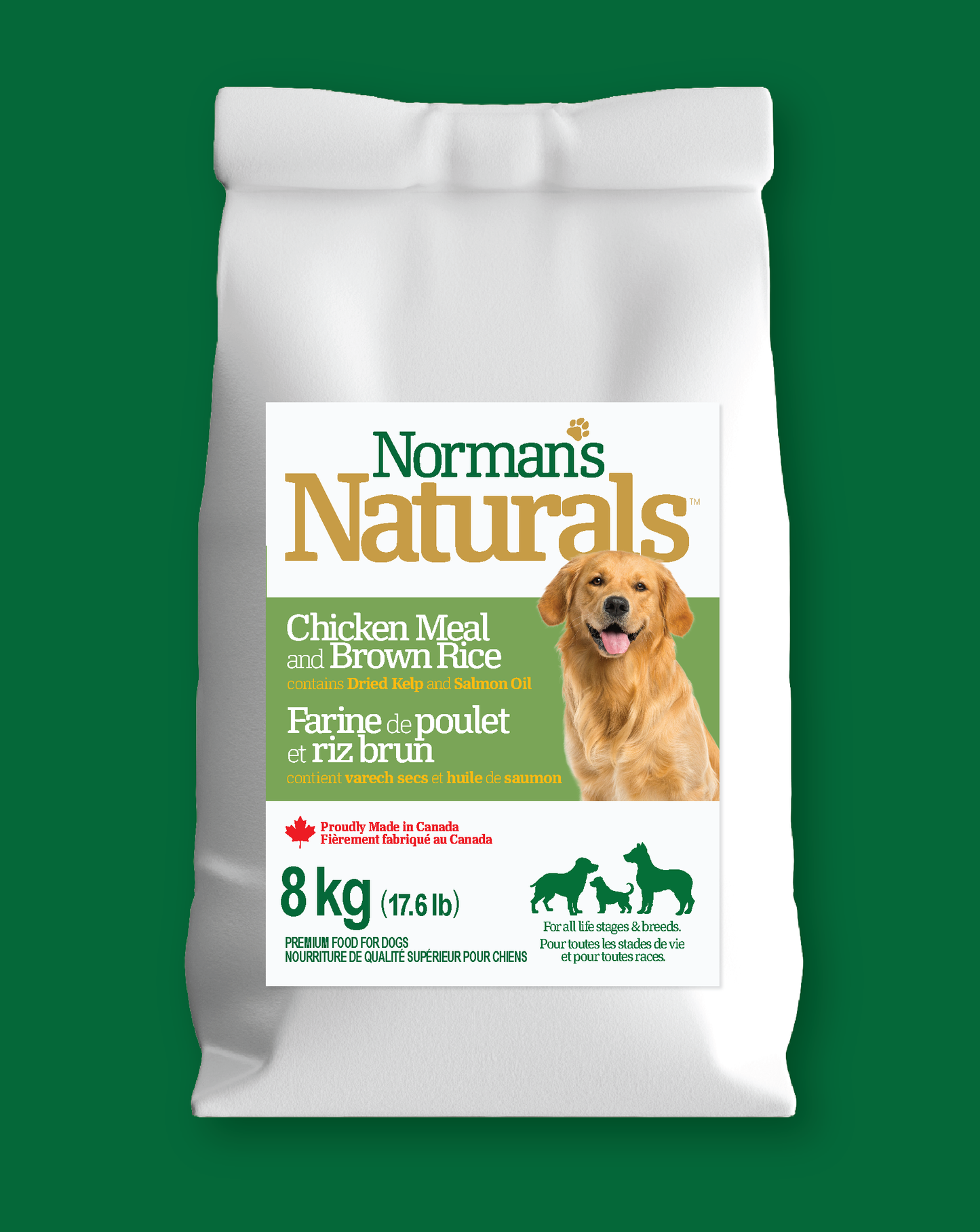 Norman's Naturals Dog Food, 8kg