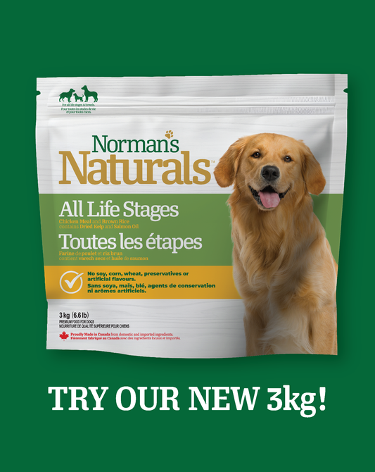 Norman’s Naturals Premium Dog Food – 3kg Bag