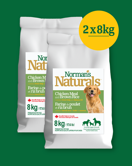 2 x 8kg Norman Naturals Dog Food