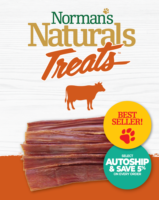 Norman's Naturals™ Treats Beef Jerky 8" 300/g