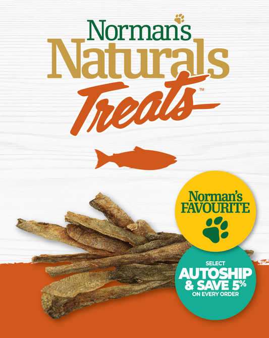 Norman's Naturals™ Treats Fish Skins 200gm