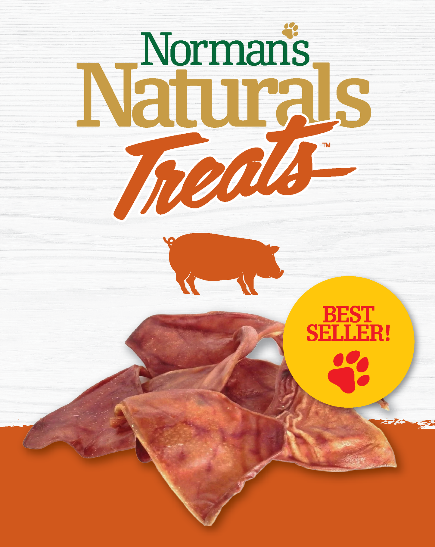 Norman's Naturals™ Treats Pigs Ear (1pc)