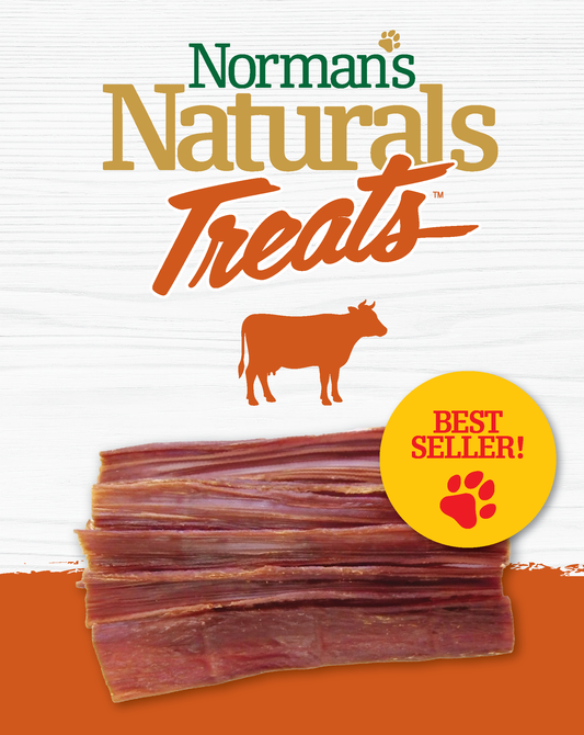 Norman's Naturals™ Treats Beef Jerky 8" 300/g