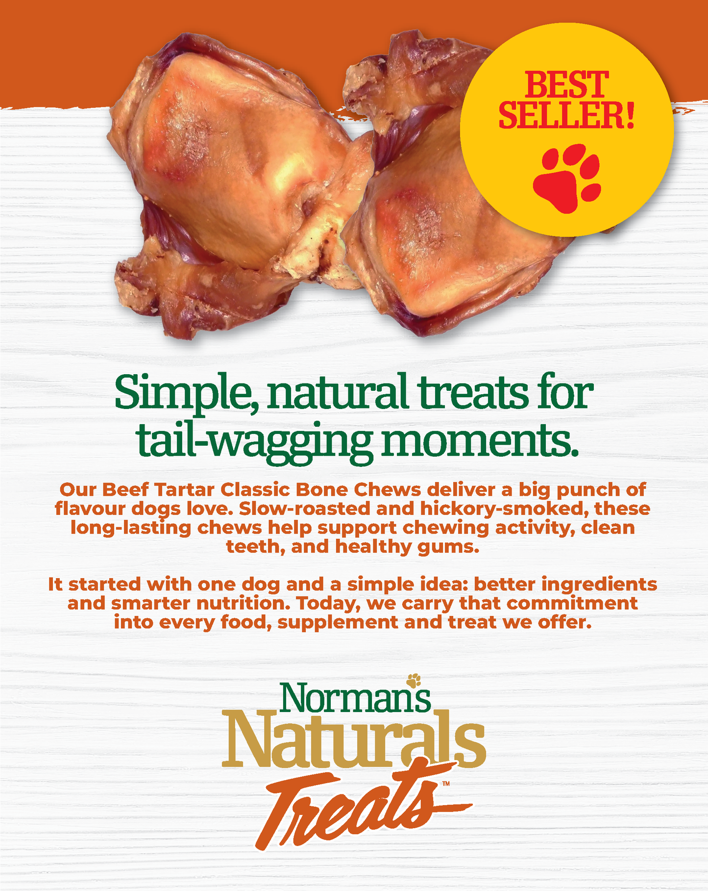 Norman's Naturals™ Treats Tartar Bones 2pk
